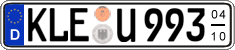 German license plate, Seasonal plates