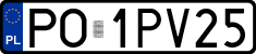 License plates of Poland, Regular car plates