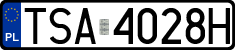 License plates of Poland, Regular car plates
