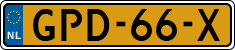 License plate of the Netherlands, Cars