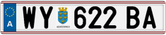 License plate of Austria, Regular plates