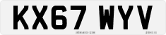 License plate of the United Kingdom, 2001 year system