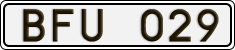 License plate of Sweden, Regular plates