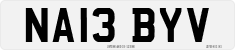 License plate of the United Kingdom, 2001 year system