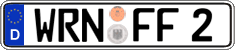 German license plate, Regular plates