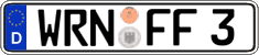German license plate, Regular plates
