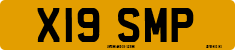 License plate of the United Kingdom, 1983 year system