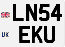 License plate of the United Kingdom, 2001 year system