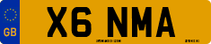 License plate of the United Kingdom, 1983 year system