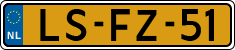 License plate of the Netherlands, Cars