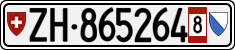 License plate of Switzerland, Provisional