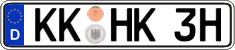 German license plate, Plates for oldtimers (type 