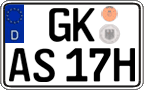 German license plate, Plates for oldtimers (type 