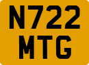 License plate of the United Kingdom, 1983 year system