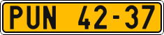 License plate of the Czech Republic, Commercial vehicles (1960)