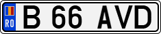 License plate of Romania, Regular plates