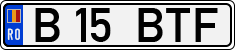 License plate of Romania, Regular plates