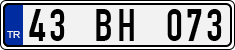 License plate of Turkey, Regular plates