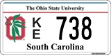 South Carolina, Specialty plates (A12345 / AB12345)