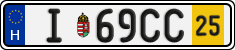 license plates of Hungary, Temporary (2022)