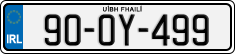 License plate of Ireland, Regular plates