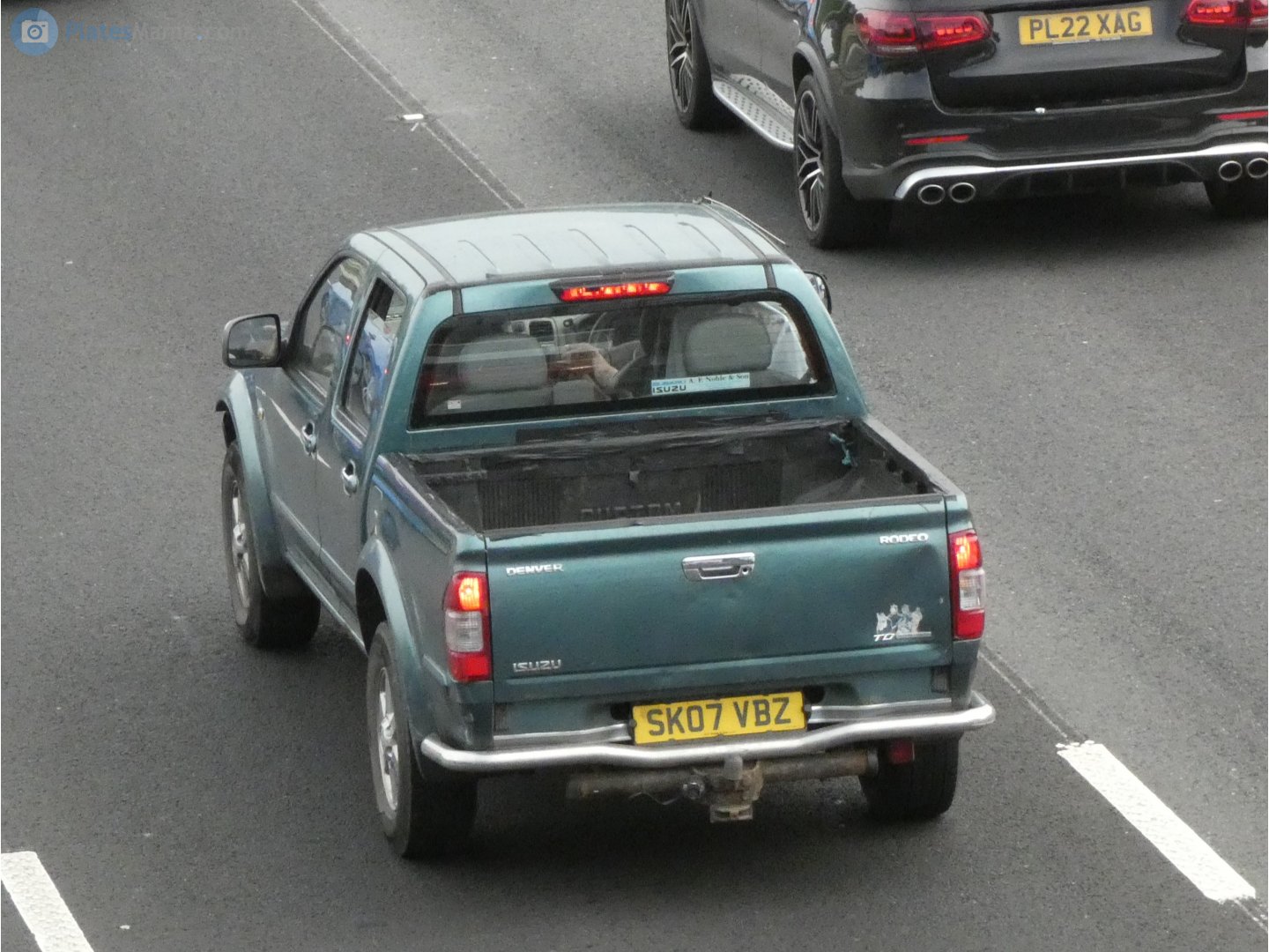 SK07VBZ, Isuzu Rodeo 3rd gen Pickup (RA/RC; UK-market), 2003–2012