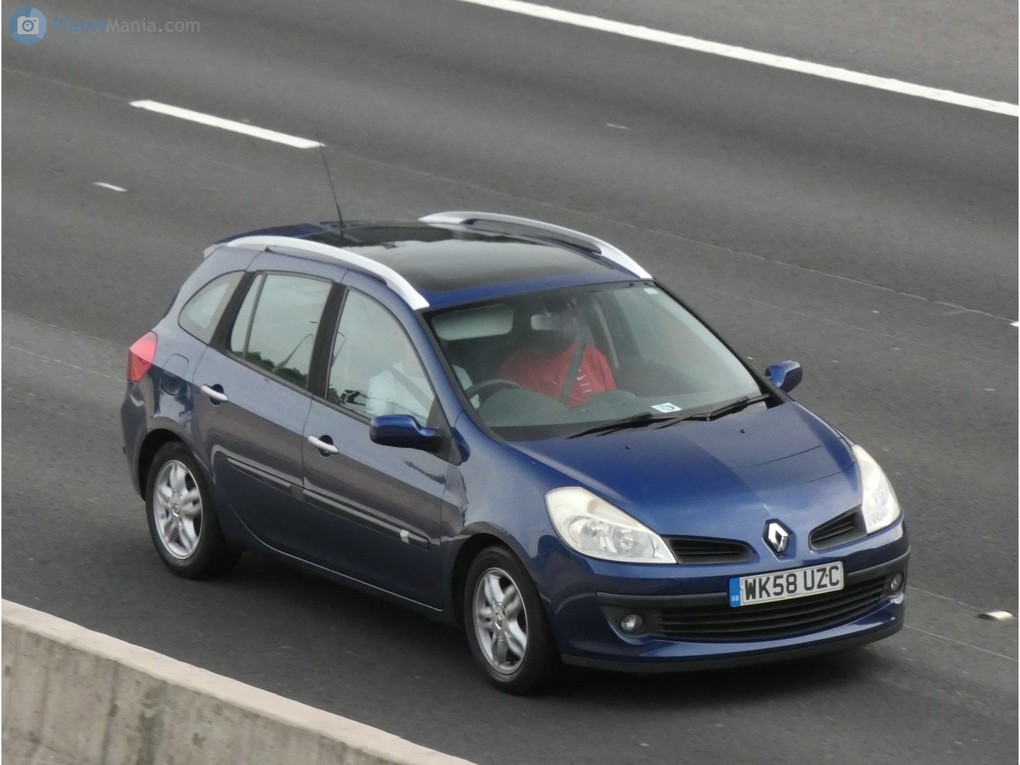 WK58UZC, Renault Clio 3rd gen Grandtour Wagon (K85), 2007–2009