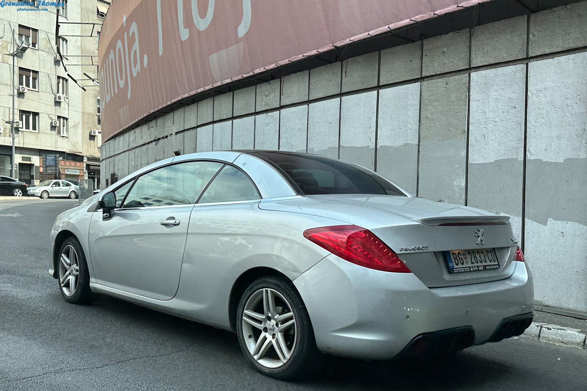 BG 2833-CO, Peugeot 308 1st gen CC (T7), 2009–2015