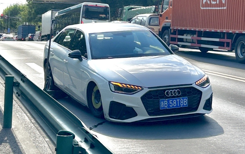 浙B·58T8B, Audi A4 5th gen Sedan (B9.5/8W2/8WC), facelift, 2019–