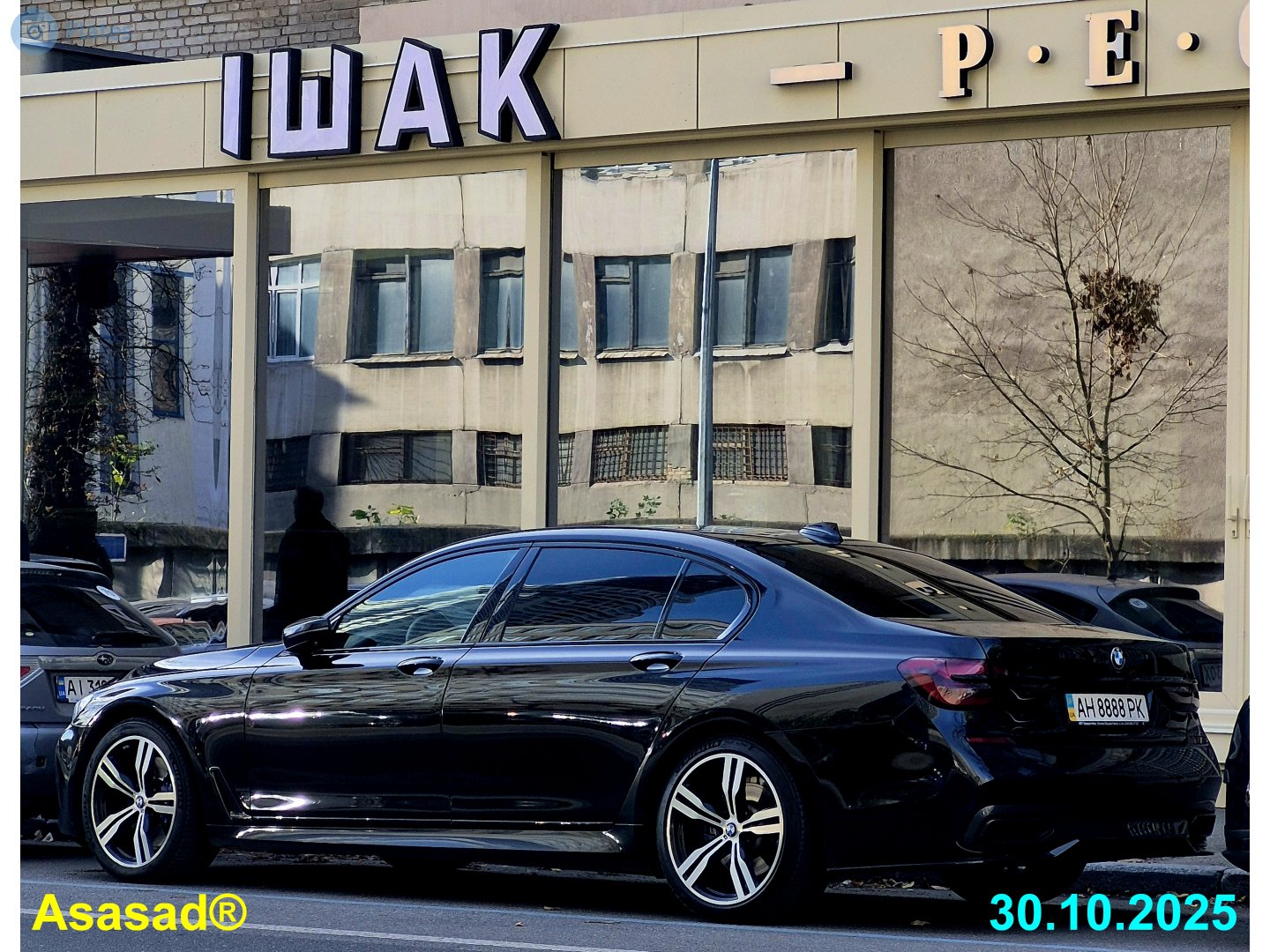 AH 8888 PK, BMW 7 Series 6th gen (G11/G12), 2015–2019