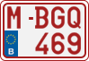 License plate of Belgium, Regular plates (2010)