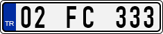 License plate of Turkey, Regular plates