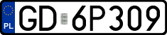 License plates of Poland, Regular car plates