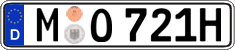 German license plate, Plates for oldtimers (type 