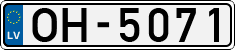 License plate of Latvia, Regular car plates
