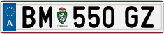 License plate of Austria, Regular plates