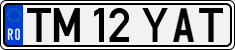 License plate of Romania, Regular plates