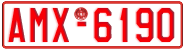 License plate of Greece, Tax-exempt vehicles