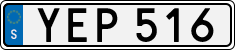 License plate of Sweden, Regular plates