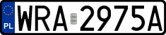 License plates of Poland, Regular car plates