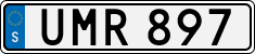 License plate of Sweden, Regular plates