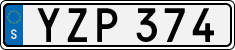 License plate of Sweden, Regular plates
