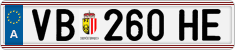 License plate of Austria, Regular plates