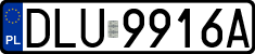 License plates of Poland, Regular car plates