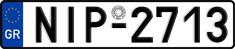 License plate of Greece, Cars