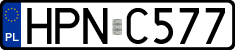 License plates of Poland, Authorities