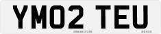 License plate of the United Kingdom, 2001 year system