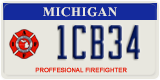 Michigan, Specialty plates (1AB23)