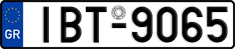 License plate of Greece, Cars