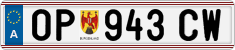 License plate of Austria, Regular plates